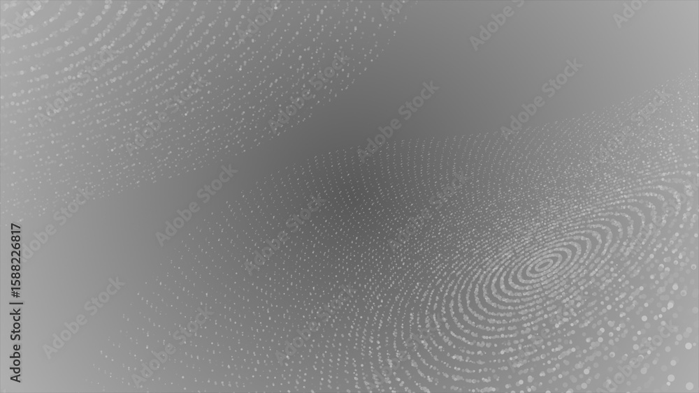 Aufkleber white and black color simple and classy 3d elegant gradient background, 3d white particles backgroun