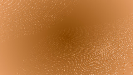 Orange color Simple and classy 3d elegant gradient background, 3d white particles background