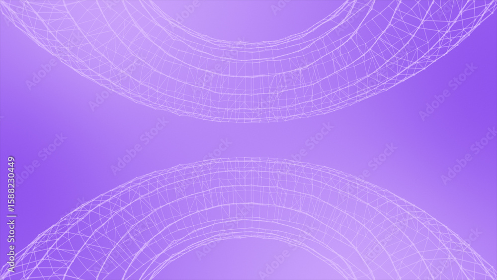 Aufkleber digital purple background with dots and lines, white color simple plexus background