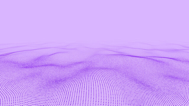 Purple color seamless fluid wave pattern futuristic minimal background