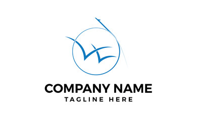 Branding Identity Corporate vector logo w design