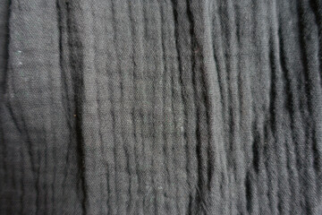 Backdrop - simple dark grey cotton muslin fabric