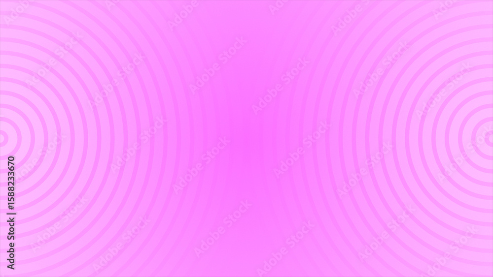 Poster simple and elegant repeating circular lines pink color geometrical background