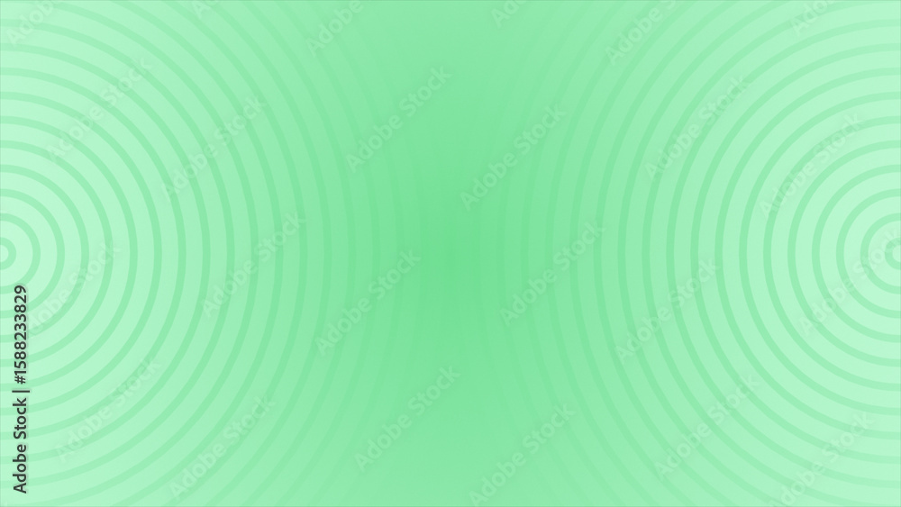 Poster simple and elegant repeating circular lines turquoise color geometrical background