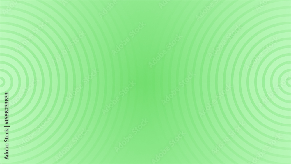 Aufkleber simple and elegant repeating circular lines green color geometrical background