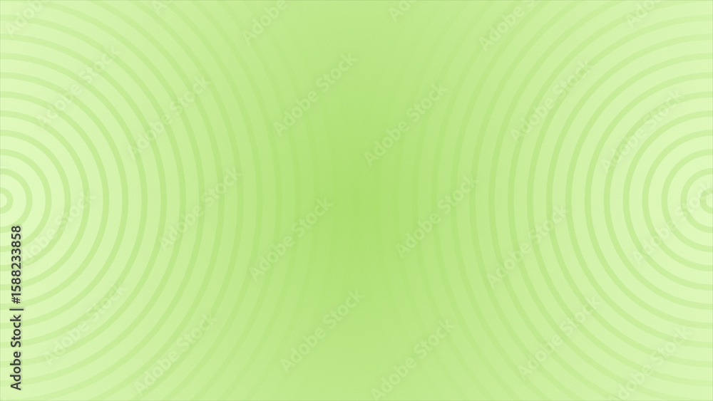 Poster simple and elegant repeating circular lines lime green color geometrical background
