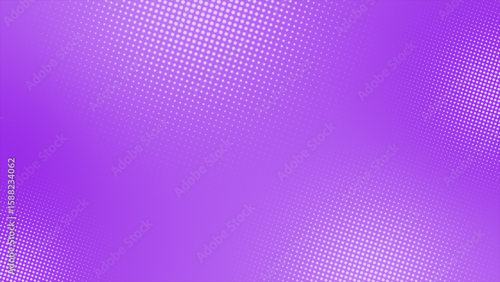 Poster simple and classy purple color rotating circular shapes geometrical halftone dots futuristic backgro