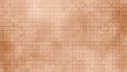 Obraz premium Orange color small abstract shapes geometrical abstract background