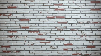Rustic Brick Wall Texture: A weathered brick wall texture, offering a compelling blend of aged red and white bricks. It's a perfect illustration for architectural and design endeavors.