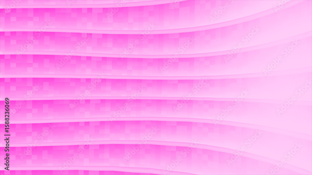 Poster pink color slow motion parallel stripes minimal geometrical background, simple box pattern professio