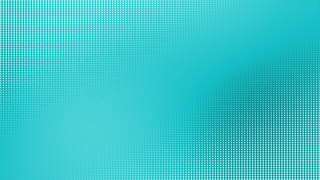 Cyan and white halftone circular dots design minimal geometrical background - Powered by Adobe