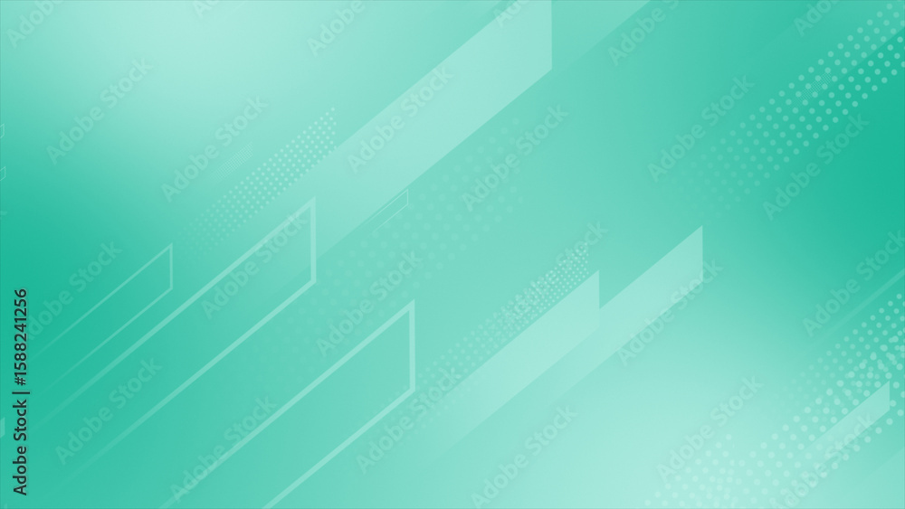 Aufkleber cyan color diagonal lines slowly moving geometrical tech background