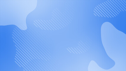 Royal blue color slowly moving fluid shapes abstract design background