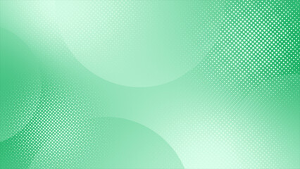 Turquoise color circles and halftone dots pattern Abstract background. Grey and white backdrop background