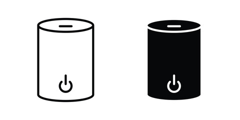 Humidifier icon line style graphic design .editable vectors.