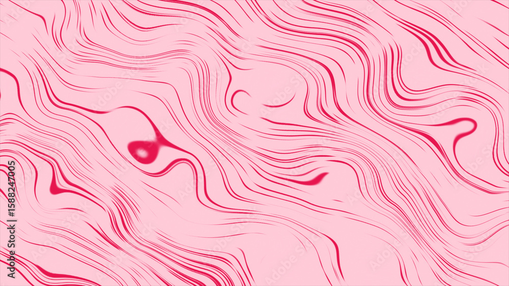 Aufkleber magenta red color 2d abstract cartoonistic diagonal lines on white color abstract background
