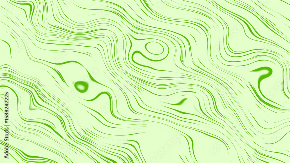 Poster lime green color 2d abstract cartoonistic diagonal lines on white color abstract background