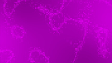 Pink color abstract pattern with hi-tech squares box pattern big data able background