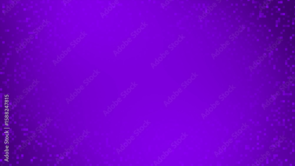 Poster simple box pattern geometrical digital purple color background with clean space for presentation