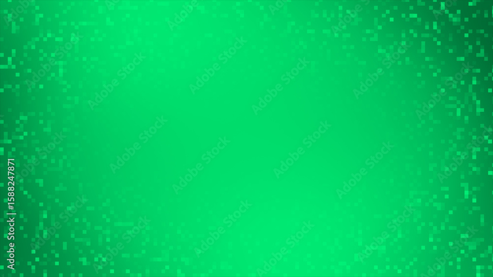 Aufkleber simple box pattern geometrical digital turquoise color background with clean space for presentation