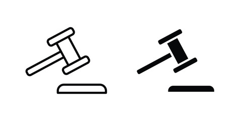 employment law icon line style graphic design .editable vectors.