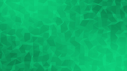 Turquoise color abstract low poly design wiggling complex geometrical background