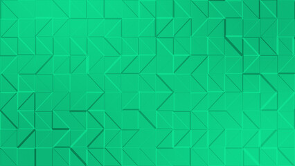 Turquoise color various different shapes minimal geometrical futuristic background