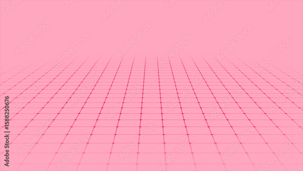 Poster clean and clear magenta red professional background with black color grid moving slowly