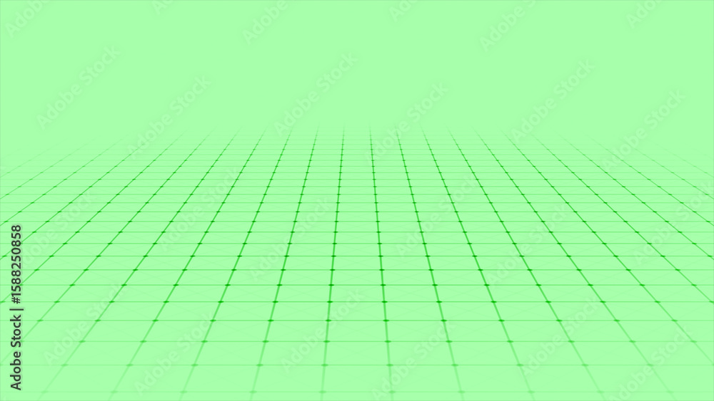 Poster clean and clear green professional background with black color grid moving slowly