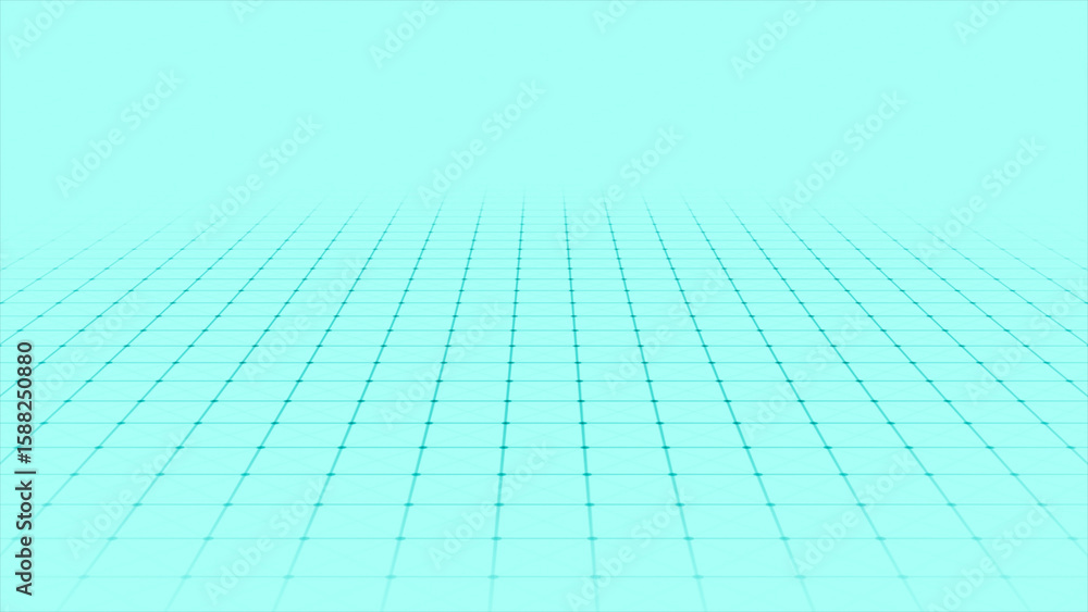 Poster clean and clear cyan professional background with black color grid moving slowly