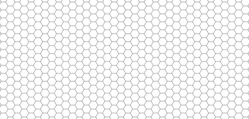 Hexagon grid seamless vector pattern