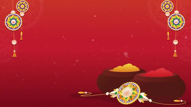 Raksha Bandhan Motion Background Festival Illustration