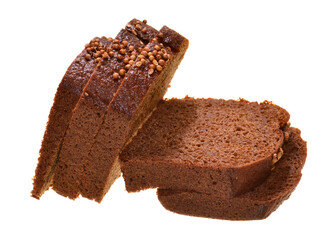 bread isolated on white background