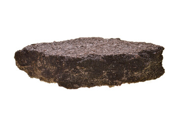 asphalt isolated on white background