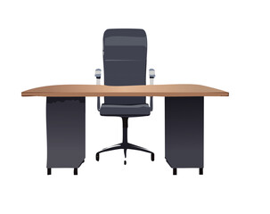 Stylish wooden table and modern chair set for dining, kitchen, or office space decor – perfect furniture combo for home or workspace interiors