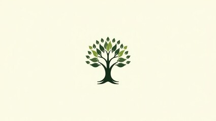 Obraz premium Stylized tree graphic design.