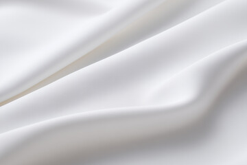 Smooth White Fabric Showcasing Texture and Depth in a Soft, Flowing Arrangement of Materials for Various Uses