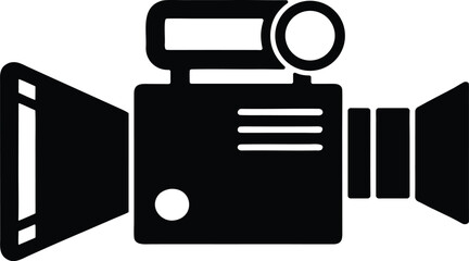 video camera vector icon.