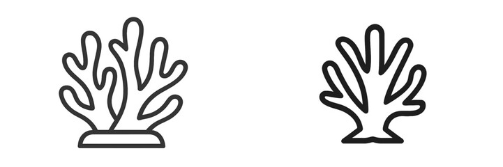 Unique coral designs showcasing the beauty of underwater ecosystems in minimalist art form