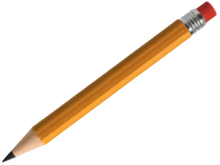 노란색 연필 한자루 3d a piece of yellow pencil 3d