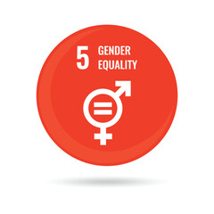 SDGs Gender Equality round icon