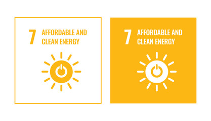 SDGs Clean Energy square icon