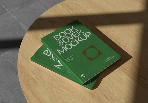 Book on Desk Mockup