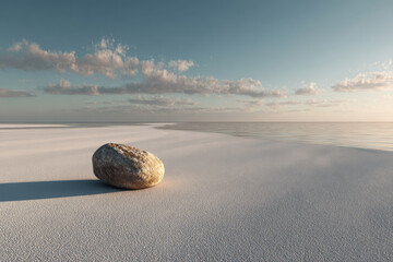 photorealistic ultraminimalist design featuring natural elements perfect for modern websites homepage