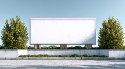 Fototapeta premium Large billboard on a wall near school entrance, concept for education or kid campaign. 3d illustration. Back to School. Education in Global , Study abroad business in universities.