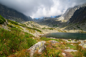 lake in the mountains