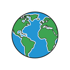 Obraz premium Global World Illustration