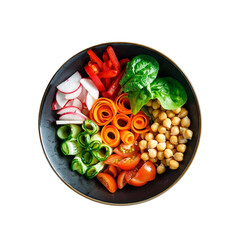 vegetables on a plate