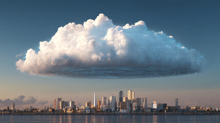 backup service on the internet network, technology cloud data storage. concept of application platform connects technology, solution big data