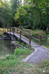 Tranquil Lake Scene in Artix in France